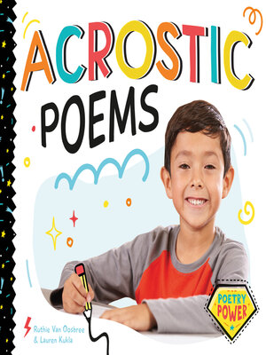 cover image of Acrostic Poems